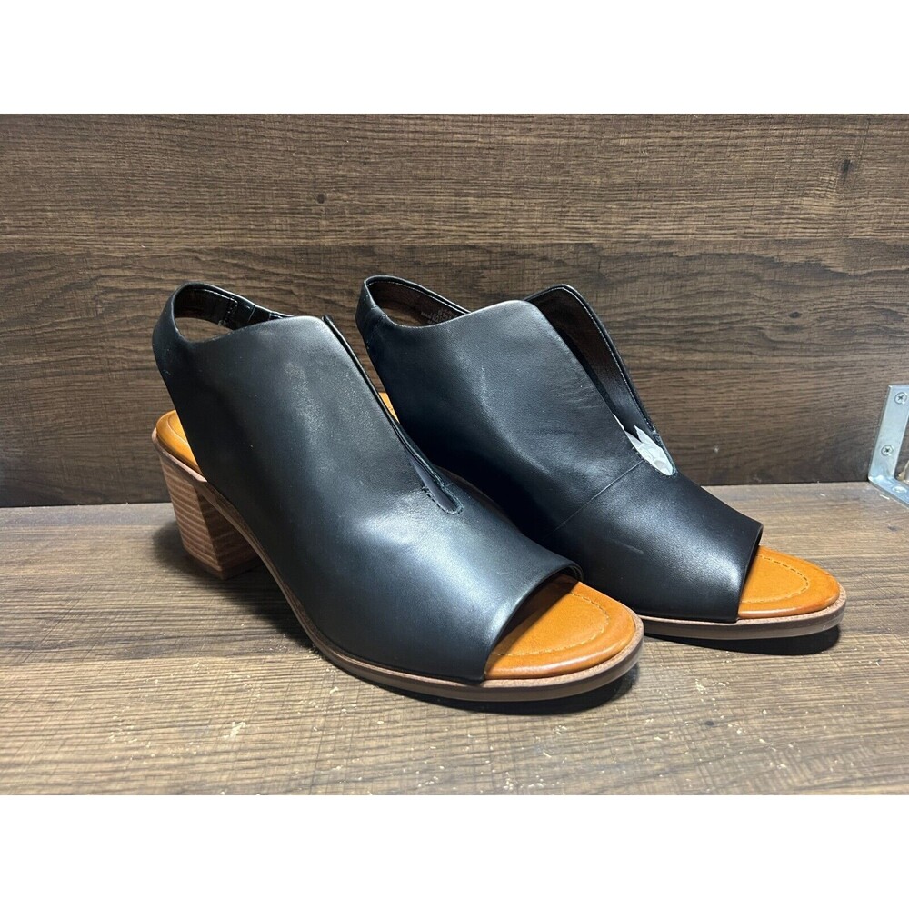 Lucky Brand Rhazy Slingback Pumps Sandal Black Women's 9.5M New